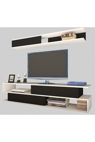 SAHABA Sims Black TV Stand
