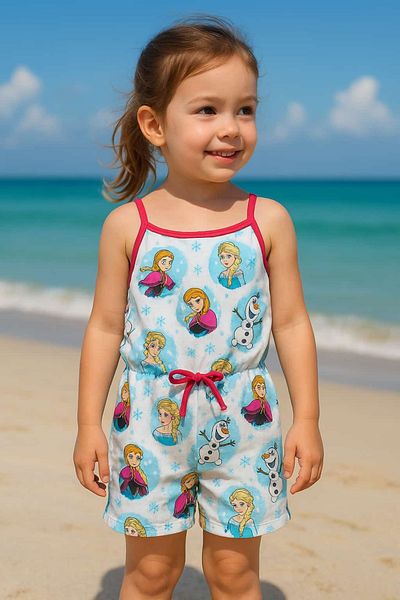 BEREKET BABY Baby Girl Rompers Lace Short Sleeve 2-6 Years