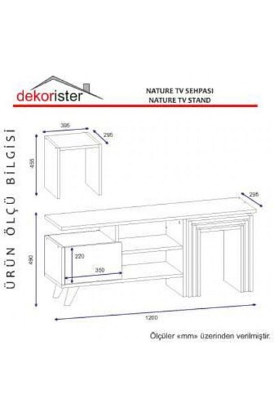 SAHABA Nature Two-Tone TV Table