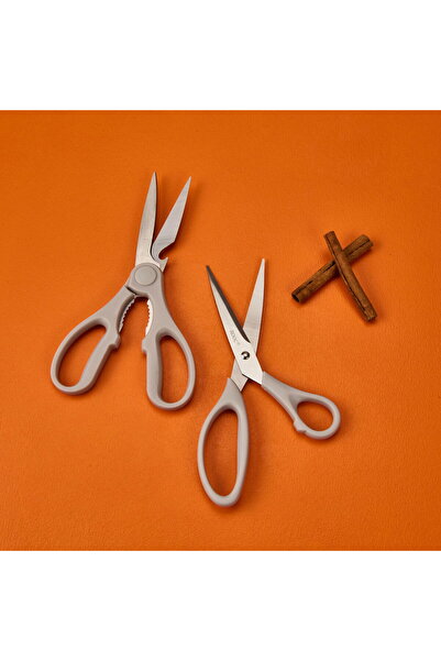 Rooc Multi-Purpose 2-Piece Kitchen Scissors Set - Assorted - 25 cm