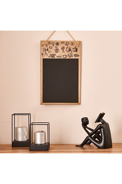 MATMEL Decor Nostalgia Chalkboard - Black - 43 cm