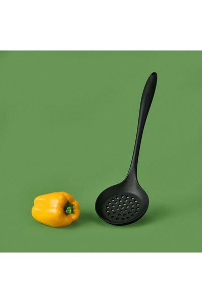 MATMEL Single Silicone Colander - Black