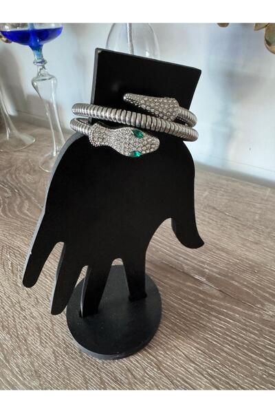 misstakıjewerly سوار بتصميم خاص على شكل ثعبان فولاذي