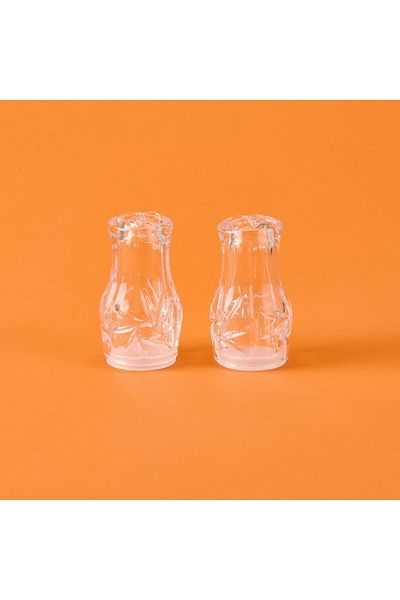 MATMEL Crystal 2-Piece Glass Salt Shaker - Transparent - 13 cm
