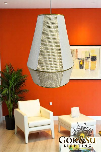 Göksu Lighting Rattan China Model - Bohemian Rustic Pinterest Modern Chandelier Lighting
