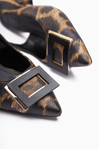 Limoya Tiana Leopardí vzorované doplňky na nízkém podpatku, luxusní balerína se špičatou špičkou na podpatku