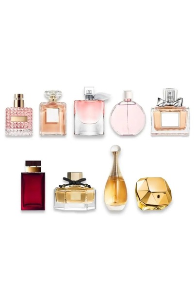 Main مجموعة عطور كلاسيك متميزة للنساء 25 مل ( 9 قطع)