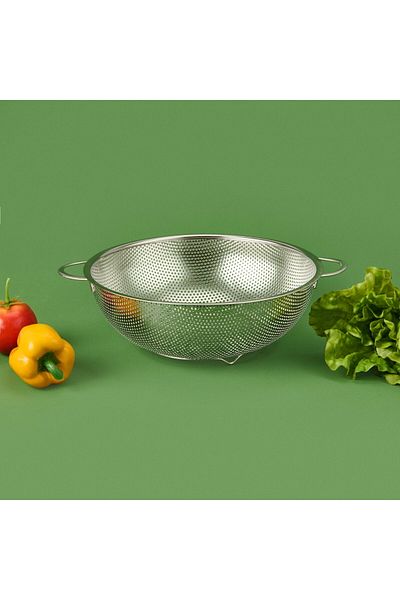 MATMEL Tohanaa Stainless Steel Strainer - Gray - 25 cm