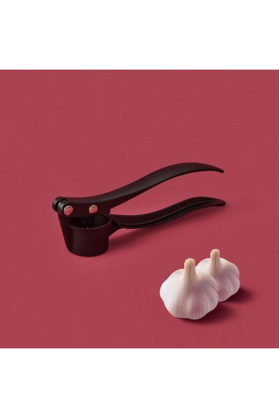 MATMEL Garlic Crusher - Black - 15.5X4X3.5 cm