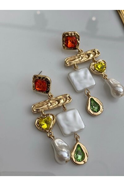 Aka العلامة التجارية نموذج حجر الأقراط 2