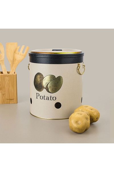 ASPARTAM Botanica Metal Potato Pot - Colorful - 9 Lt