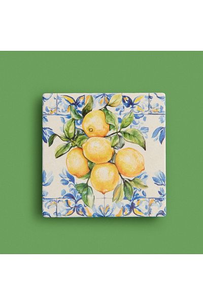 MATMEL Lime Coaster - Colorful - 10 cm