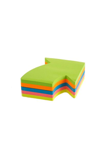 ASPARTAM Arrow Shaped 250 Note Paper - Colored - 7 cm