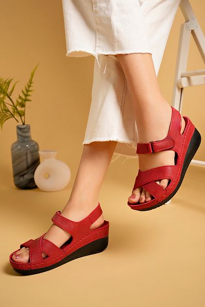 morscho Uway Orthopedic High Heel Women's Sandals - Daily