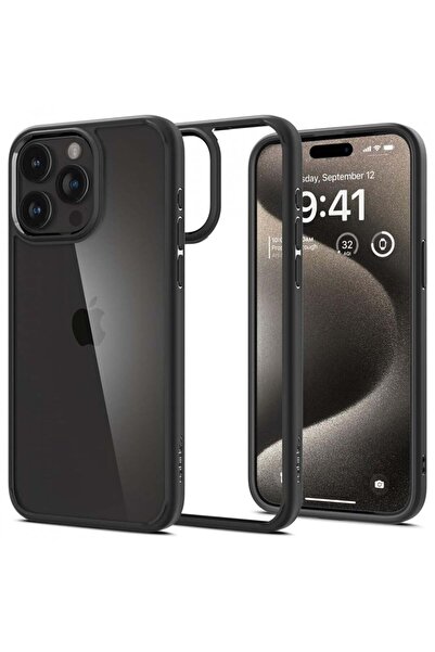 Spigen IPhone 15 Pro Max Case - Ultra Hybrid - Matte Black