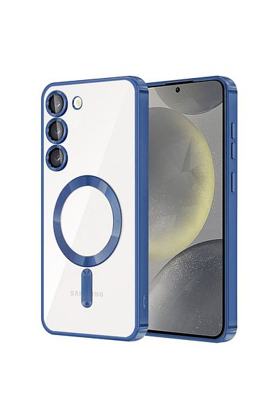 Techsuit Carcasă pentru Samsung Galaxy S23 - Techsuit Luxury Crystal MagSafe - Albastru intens