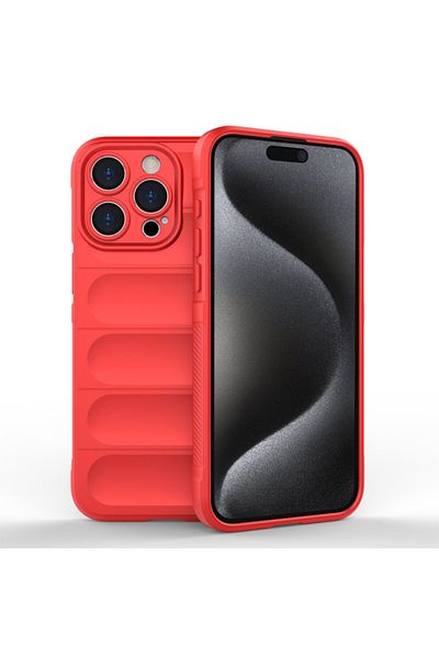 Techsuit IPhone 15 Pro Case - Techsuit Magic Shield - Red