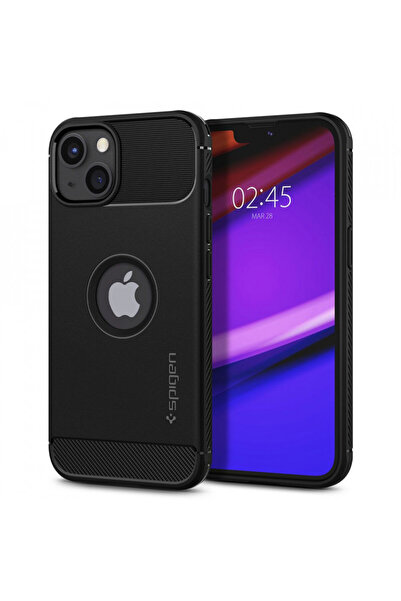 Spigen Carcasă pentru iPhone 13 - Rugged Armor - Neagră