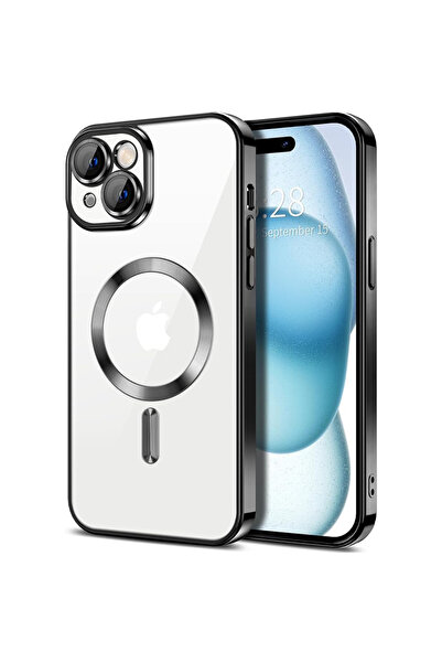 Techsuit Θήκη για iPhone 15 Plus - Techsuit Luxury Crystal MagSafe - Μαύρο