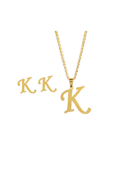 SIC MODA Set of stainless steel initials Sic Moda 4114, Letter K