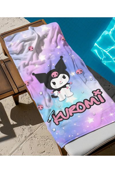 hediyechy Kuromi Dream Themed Beach Towel