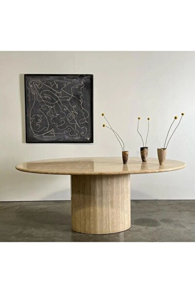 ArteMarble Arte Marble Traverten Yemek Masası