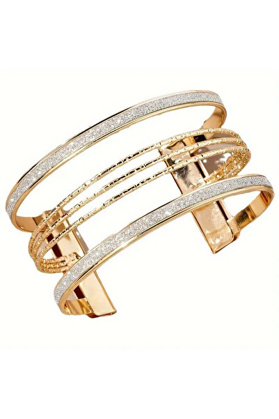 Girift Vintage Dione Gold Kelepçe Bileklik- Bilezik