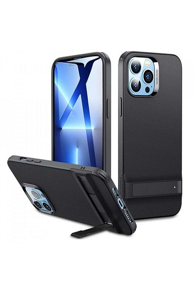 ESR IPhone 13 Pro Case - ESR Air Shield Boost Kickstand - Translucent Black