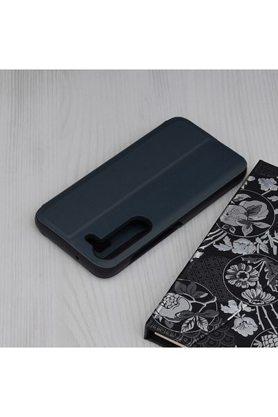 Techsuit Husă pentru Samsung Galaxy S23 - Seria Techsuit eFold - Albastru închis