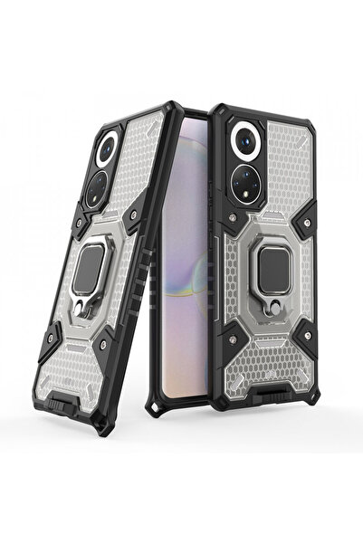 Techsuit Husă pentru Huawei nova 9 / Honor 50 - Techsuit Honeycomb Armor - Negru