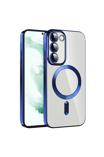 Techsuit Carcasă pentru Samsung Galaxy S23 - Techsuit Luxury Crystal MagSafe - Albastru intens