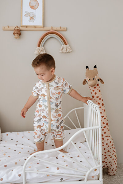 Lollie Baby&Kids 0.5 Tog Summer Baby & Kids Sleeping Bag, 100% Cotton - Dinosaurs