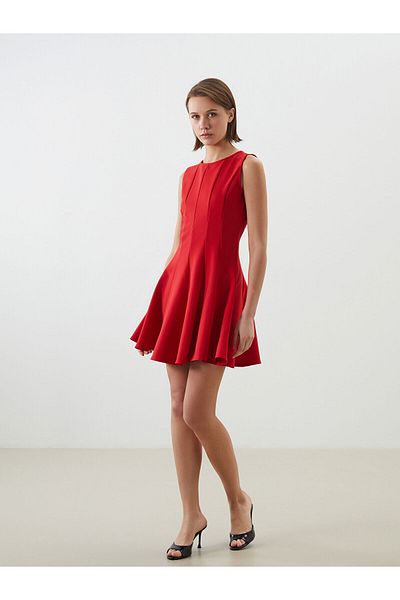 LC Waikiki Flared Mini Dress