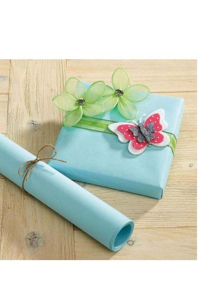 Generic Kraft Gift Wrapping Paper Roll Light Blue 78.7cm x 5m
