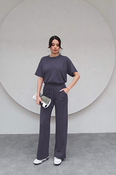 BARLİZ بدلة نسائية يومية مريحة موديل جديد بأرجل إسبانية