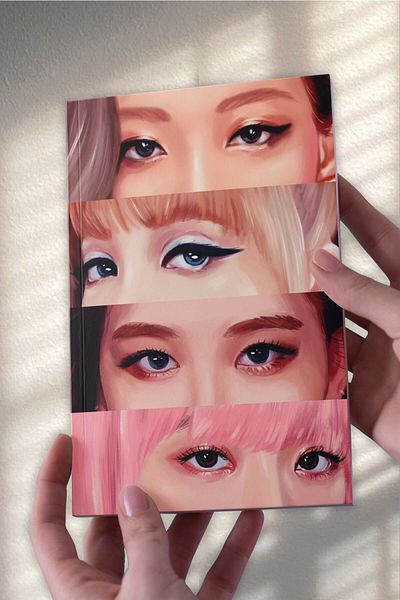 Ludios Σημειωματάριο Blackpink Eyes A5 χωρίς γραμμή (50 φύλλα)
