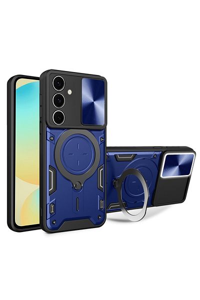 Techsuit Case for Samsung Galaxy S24 FE - Techsuit CamGuard Pro - Blue