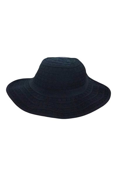 Aware Time Half Moon Lace Hat with Adjustable Bow Detail on the Back