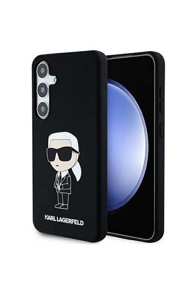 Karl Lagerfeld Carcasă pentru Samsung Galaxy S24 Plus - Karl Lagerfeld Silicon (KLHCS24MSNIKBCK) - Ikonik