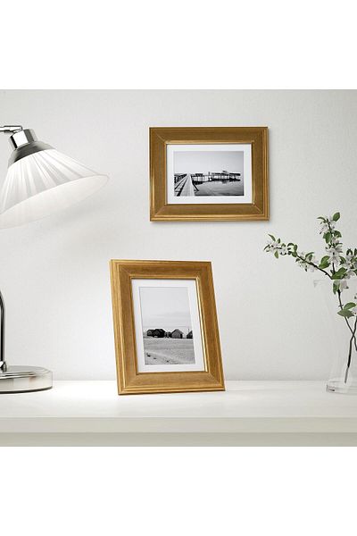 IKEA Gold Colored Virserum Frame - 13X18 cm 60378513