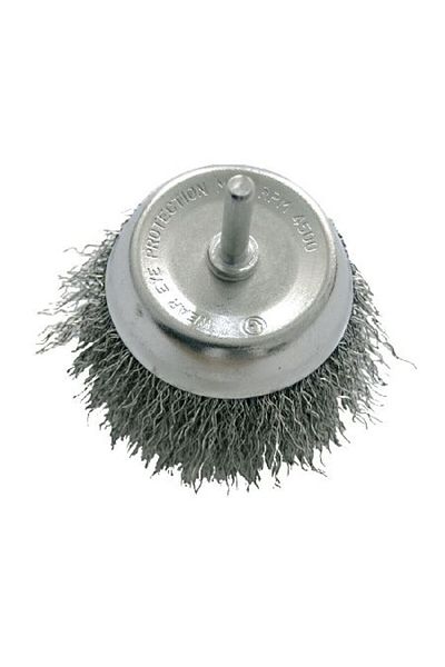 PROLINE Wire Brush Cup Type With Rod 80Mm