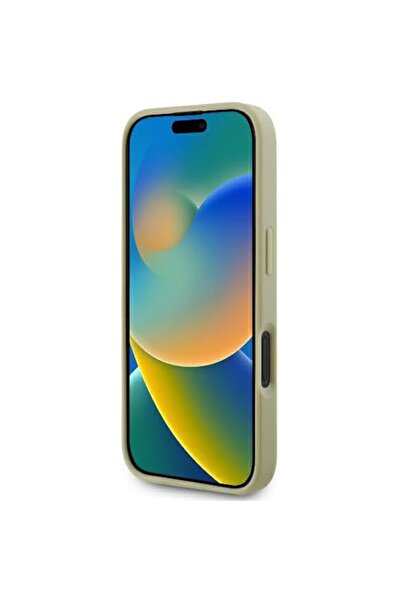 Guess Θήκη για iPhone 16 Pro - Guess Glitter Fixed Big 4G (GUHCP16LHG4SGD) - Χρυσή