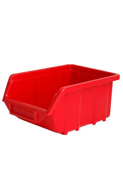 Polonia Plastic Storage Box 111X165X76Mm / Red