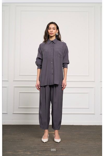 Nuss 1046 Double Pocket Detailed Trouser Suit