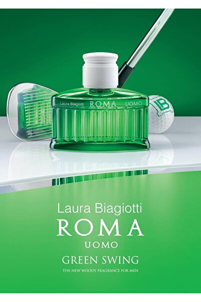Laura Biagiotti Roma Uomo Green Swing EDT 200 ml Erkek Parfüm