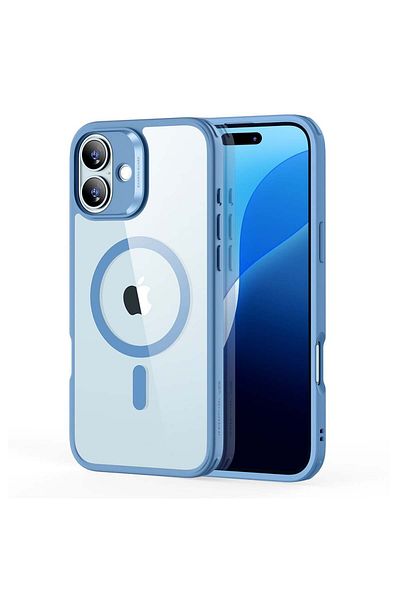ESR Case for iPhone 16 - ESR Classic Hybrid HaloLock - Clear Blue