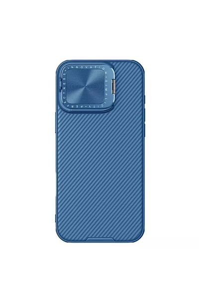 Nillkin IPhone 16 Pro Case - Nillkin CamShield Prop Magnetic - Blue
