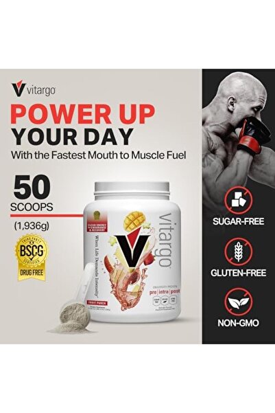 Vitargo - Superior Carbohydrate Fuel For Athletic Performance, Vegan, Gluten-free, Fruit Flavor, 50