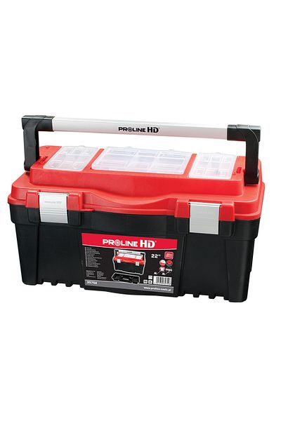 PROLINE Ppr Hd Tool Box With Lock And Aluminum Handle 22"