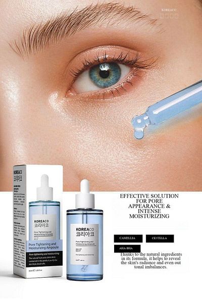 KOREACO 50ml Revitalizing, Moisturizing and Pore Firming Serum - Pure Tightening And